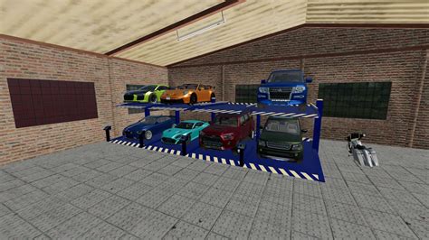 Fs22 Garage Pour Voitures Et Motos V1000 Mod Fs25 Mods Fs22 Mods