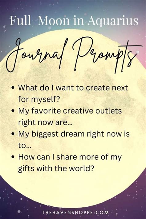 The Best Full Moon Journal Prompts To Align With Lunar Energies The