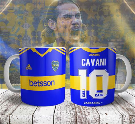 Plantillas Cavani Boca Juniors Sublimar Tazas Dise Os Azul Y