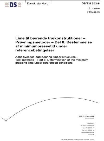 Ds En Adhesives For Load Bearing Timber Structures Test