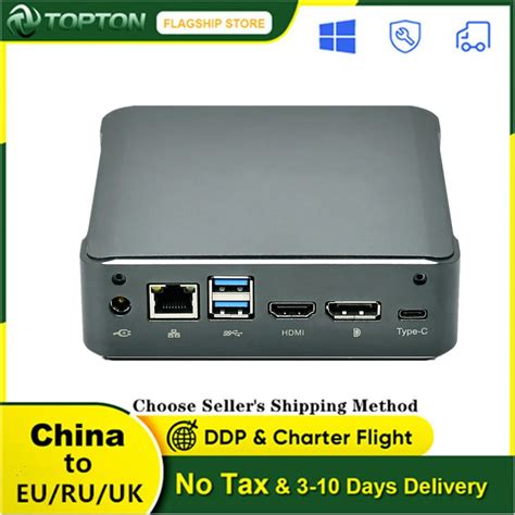 Topton 10th Gen Mini Pc Windows 10 Intel I7 10510u I5 10210u Ddr4 M2 Nvme Compact Pc Barebone