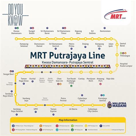 SoyaCincau On Twitter Heres The List Of MRT 2 Putrajaya Line