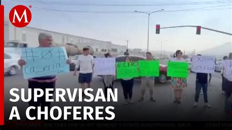 Choferes De Aplicaci N Protestan Por Operativos Tras Feminicidio De