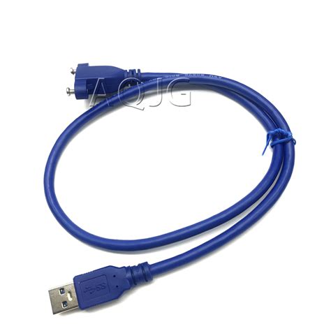 USB3.0 Extension Cable USB 3.0 Cable Male to Female Extender Data Sync no Screw Panel Mount ...