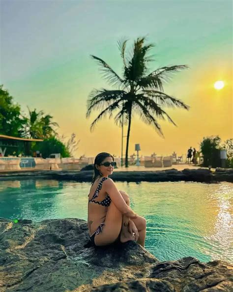 Photos Jennifer Winget Is Looking Very Hot In A Polka Dot Bikini You