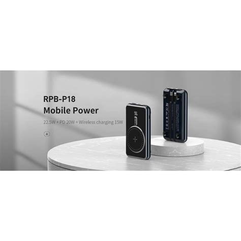 Recci Rpb P Magnetic Wireless Charging W Pd W Mah Power