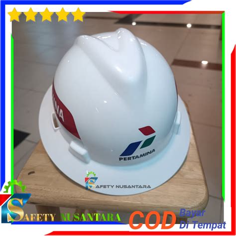 Jual Helm Safety Pertamina Msa Full Brim Original Fastrack Helm Msa