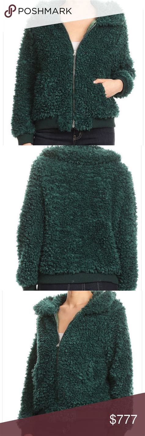 Emerald Green Faux Fur Jacket Stay Warm And Stylish This Winter