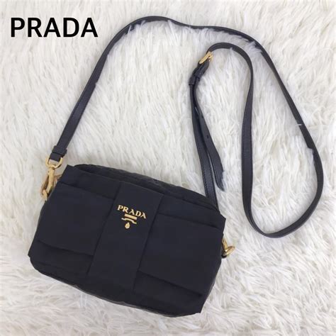 47％割引ブラック系今年も話題の 美品。pradaミニショルダーバッグ ショルダーバッグ バッグブラック系 Otaonarenanejp