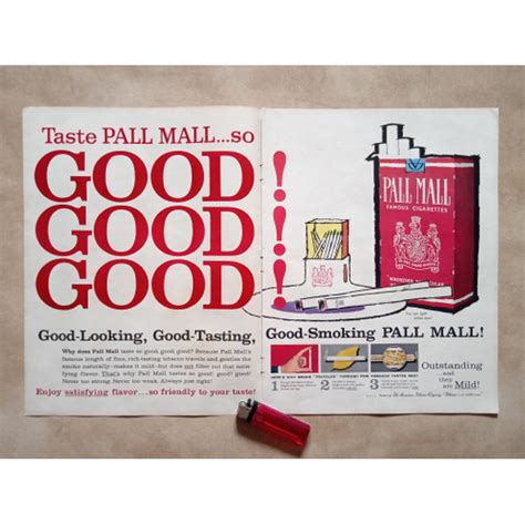 Jual Iklan Vintage Pall Mall Uk Jumbo Koleksi Poster Jadul Klasik