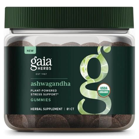 Gaia Herbs Ashwagandha 81 Gummies