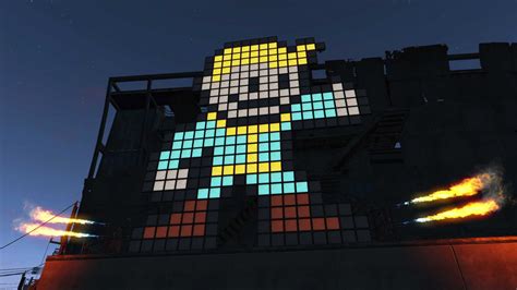 Fallout 4 pixel art Dessin Facile Modèle Difficile Jeux Vidéos