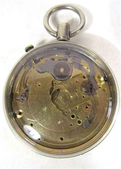 Vintage Split Second Chronograph W Register Pocket Watch British