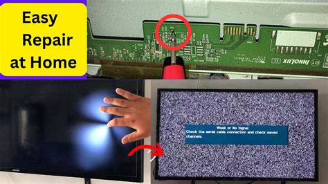 Samsung Led Tv No Display Problem Samsung Led Tv Panel Repair