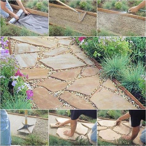 Flagstone Walkway Garden Walkway Garden Paths Backyard Garden