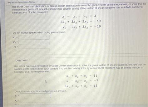 [solved] Use Either Gaussian Elimination Or Gauss Jordan E