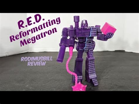 Transformers R E D Reformatting Megatron Figure Rodimusbill Unboxing