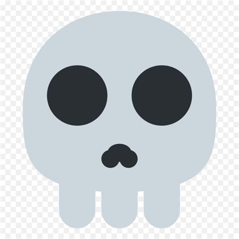 Skull Emoji Clipart - Twitter Skull Emoji,Skull Face Emoji - Free Emoji ...