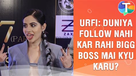 Urfi Javed: 'Bigg Boss 15 itna FLOP season hai, duniya follow nahi kar ...