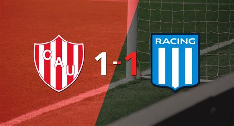 Unión Y Racing Club Se Repartieron Los Puntos En Un 1 A 1 Agencias