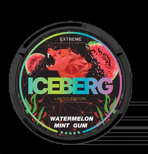 Iceberg Watermelon Mint Gum Extra Strong Mg Nicotine Pouches