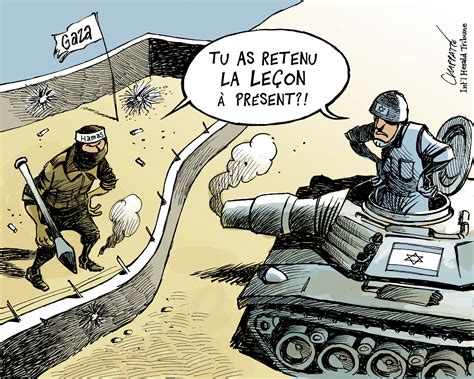 Trêve entre Israël et le Hamas Globecartoon Political Cartoons