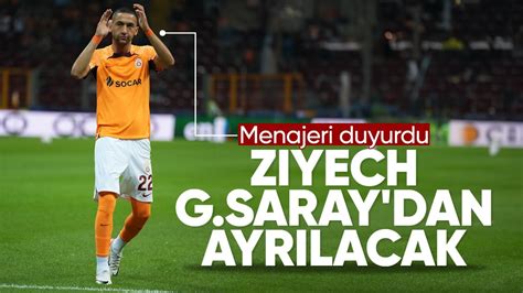 Hakim Ziyech in menajeri konuştu Galatasaray dan ayrılacağız