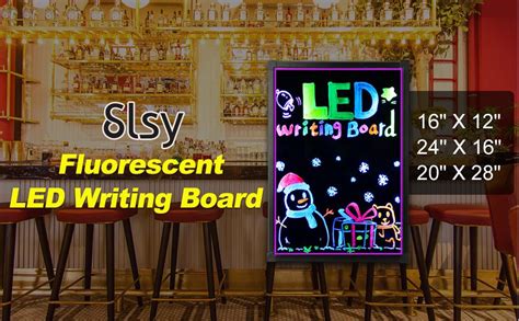 Slsy Illuminated Led Message Writing Board 24x16