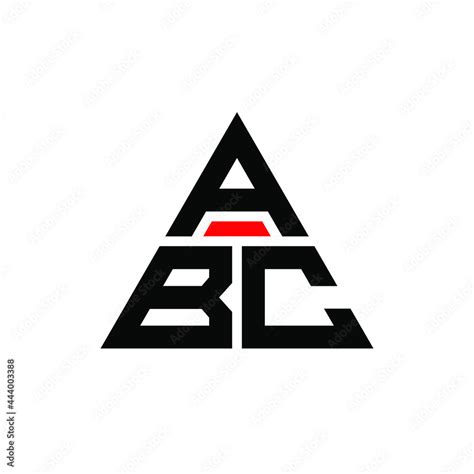 Abc Triangle Letter Logo Design With Triangle Shape Abc Triangle Logo