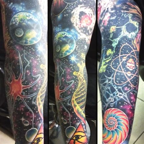 Top 100 Best Science Tattoos For Men Manly Design Ideas