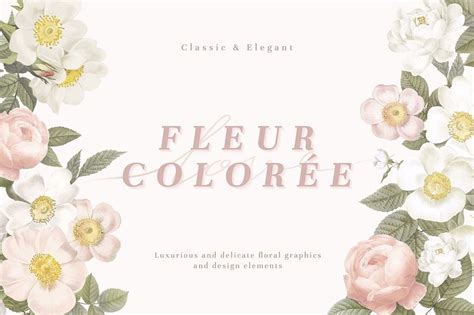 Elegant Floral Frame Design Vector Premium Vector Rawpixel