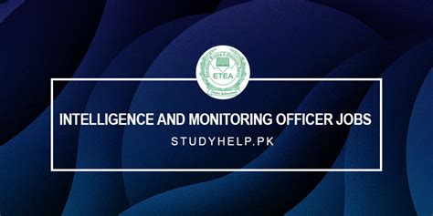 Intelligence And Monitoring Officer Jobs 2024