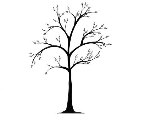 Tree Trunk Outline - Cliparts.co