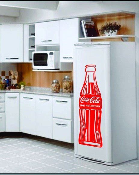 Adesivo Parede Decorativo Geladeira Coca Cola Refrigerante Elo7