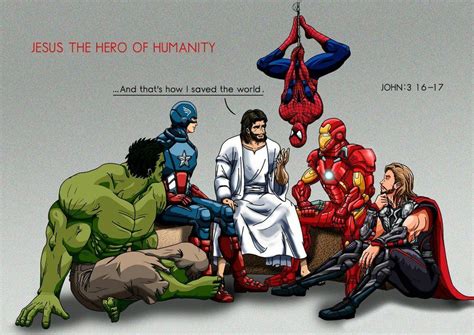 Jesus The Superheroes And That S How I Saved The World X