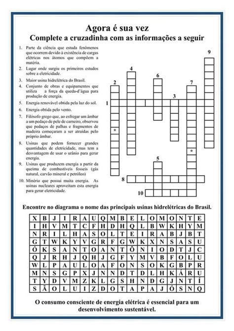 Eletricidade Texto E Atividade De Ci Ncias In