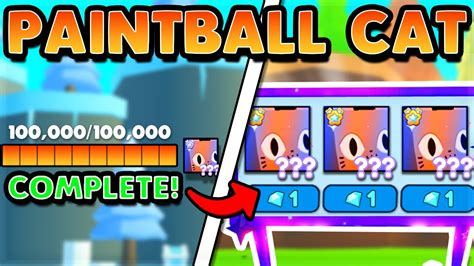 New How To Get Huge Paintball Cat In Pet Simulator X New Event