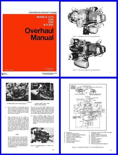 Buy Continental Aero Engines C75 C85 C90 And O 200 Manual Cd In Ingleburn