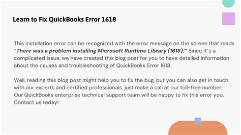 Ppt Fix Quickbooks Error Another Program Is Being Updated