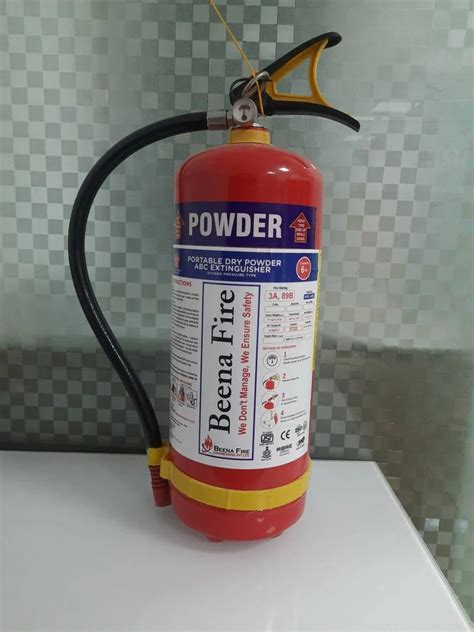 6kg Portable Dry Powder Abc Stored Pressure Type Fire Extinguisher At Best Price In Thane