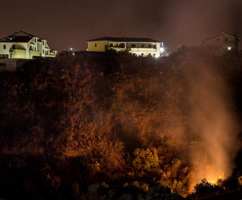 Fire In The Corner Fire In S Agata Militello Me Stefano Napoli