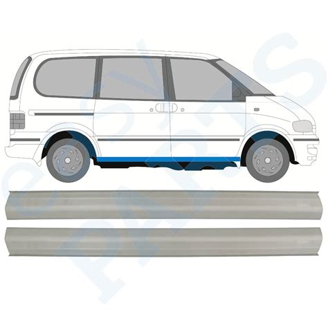 Nissan Serena Dorpel Reparatiepaneel Rechts Links Set