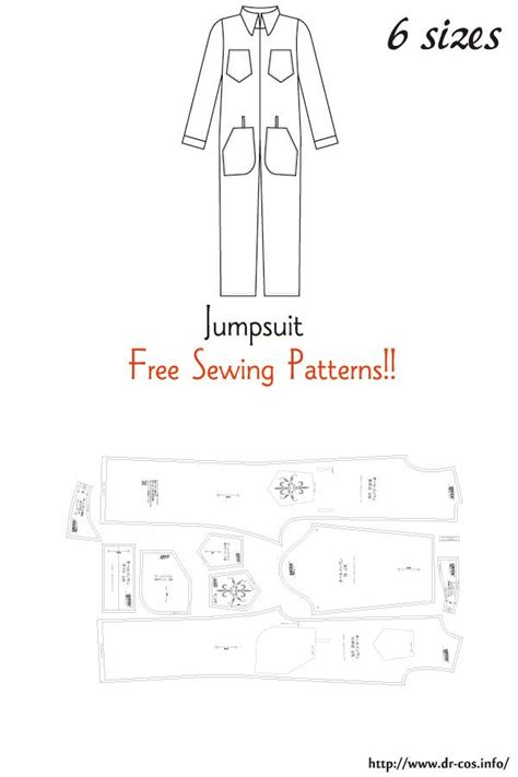 Jumpsuit Free Sewing Patterns In 2024 Jumpsuit Pattern Sewing Sewing Patterns Free Sewing