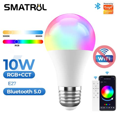 Smatrul L Mpada Inteligente Bluetooth W E Sem Fio Smart Life