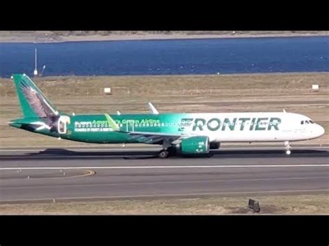 Rare Frontier Airlines Airbus A Nx N Fr America S Green