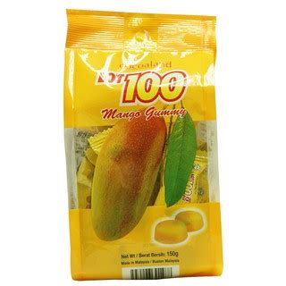 Lot Fruit Gummy Mango G X Packs Shopee Malaysia