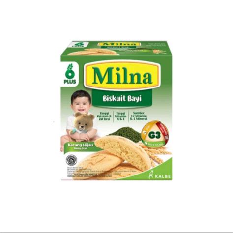 Jual Milna Biskuit Bayi Kacang Hijau Gr Shopee Indonesia