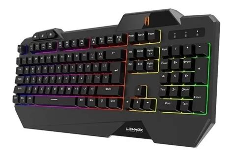 Teclado Lehmox Gt T Semimec Nico Rgb Gamer Idioma Portugu S Brasile O