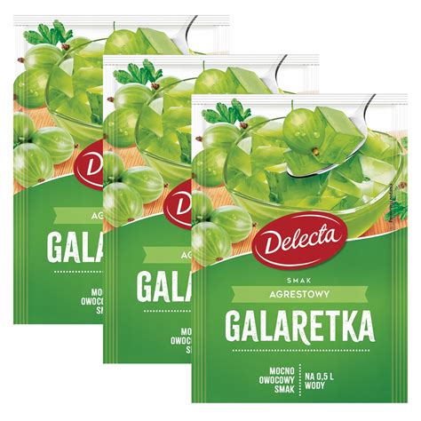 Galaretka Agrestowa Delecta Smak Agrestowy X G Galaretka Owocowa