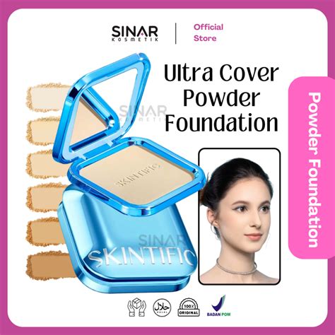 jual skintific skintific ultra cover powder foundation